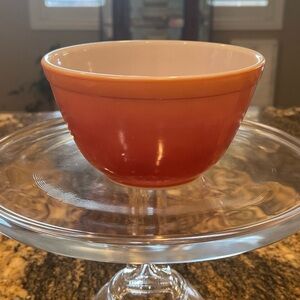 Vintage Pyrex Flameglo Mixing bowl
